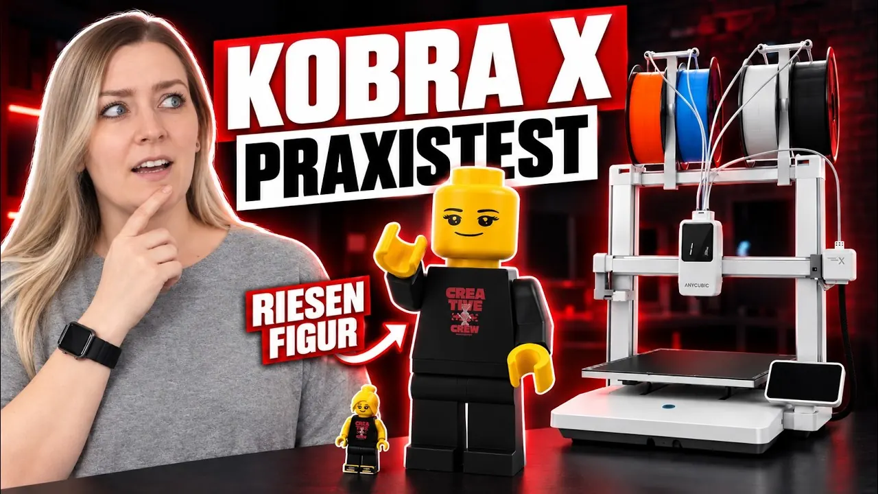 Video: Anycubic Kobra X im Praxistest
