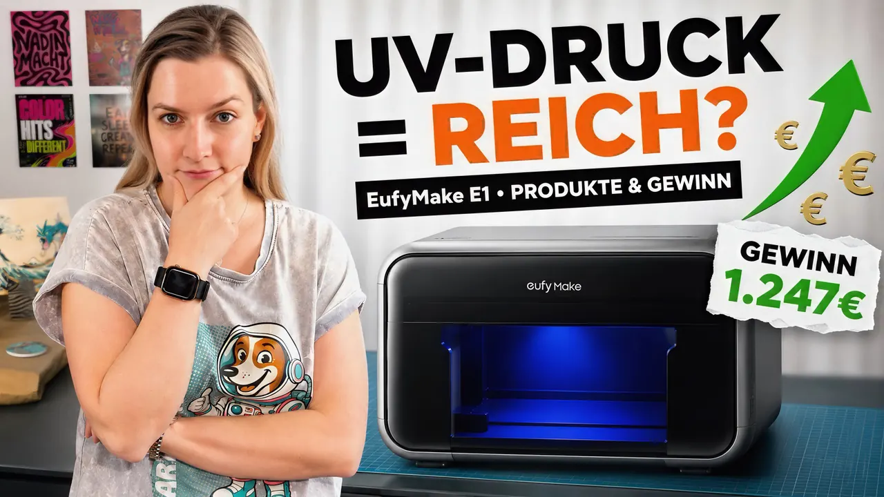 Video: Wie viel Gewinn bleibt mit dem UV-Drucker?
